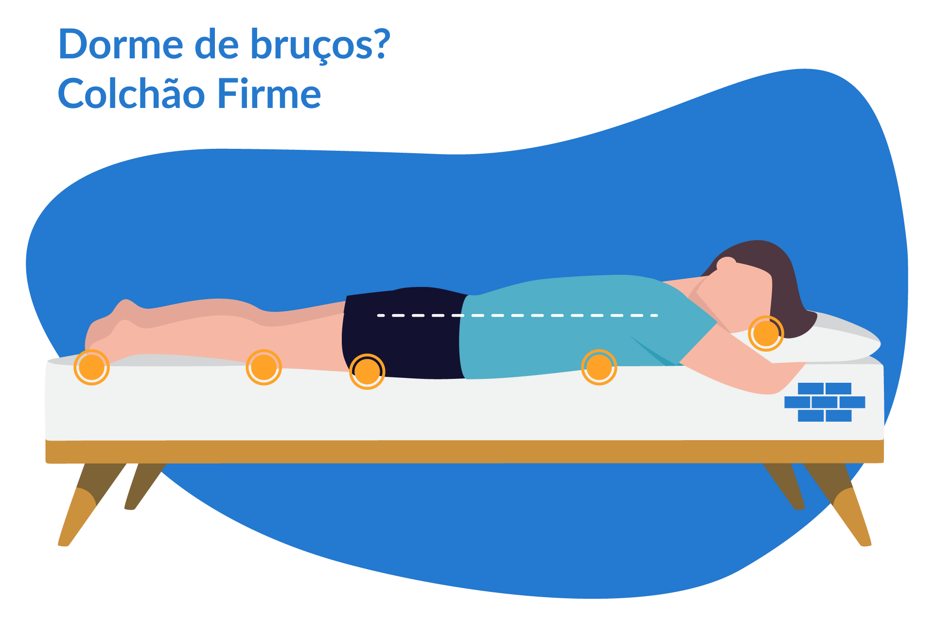 dormir de bruços colchão firme